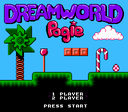 Dreamworld Pogie (Prototype) Title Screen